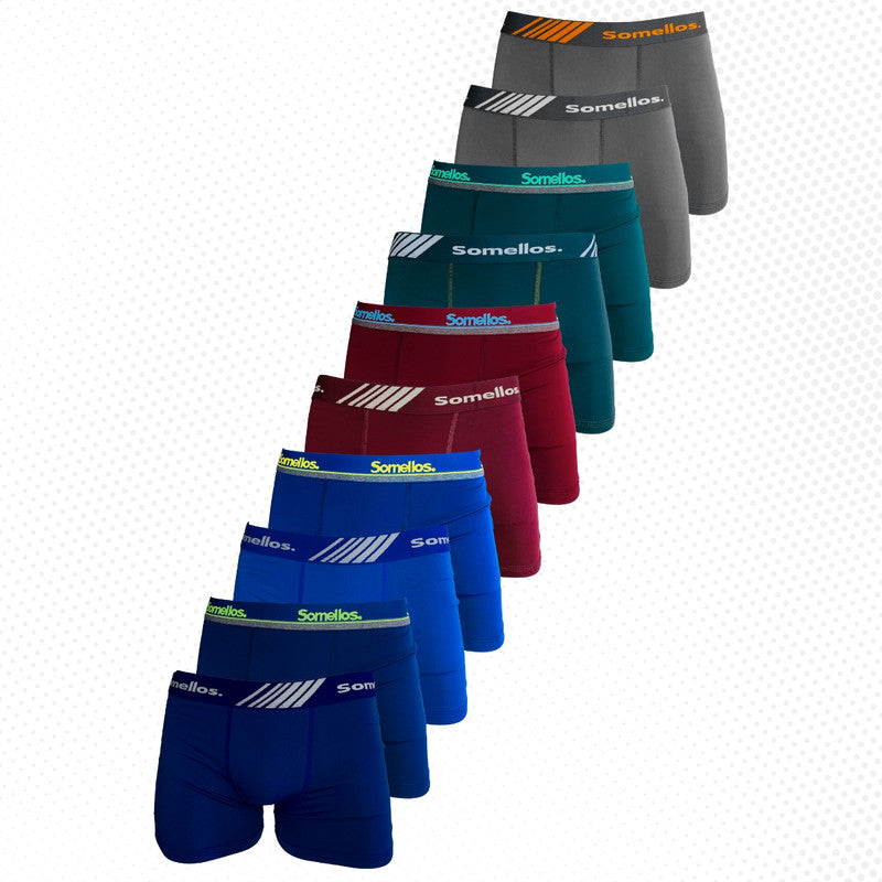 Kit 12 Cuecas Masculinas Boxer Original - Microfibra