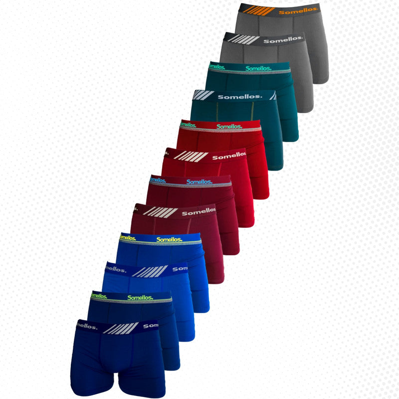 Kit 12 Cuecas Masculinas Boxer Original - Microfibra