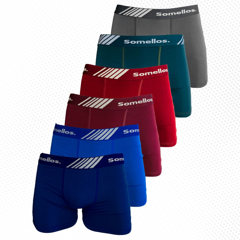 Kit 6 Cuecas Masculinas Boxer Original - Microfibra