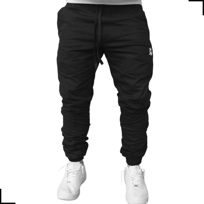 Calça Masculina PRETA Jogger Jeans Sarja VISIONARY