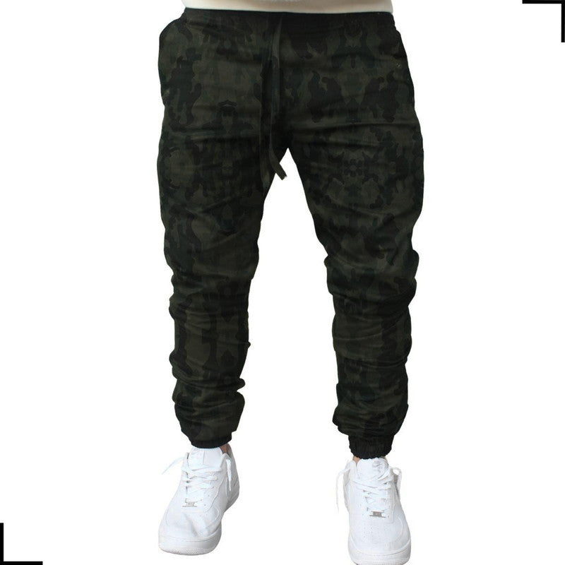 Calça Masculina CAMUFLADA Jogger Jeans Sarja VISIONARY