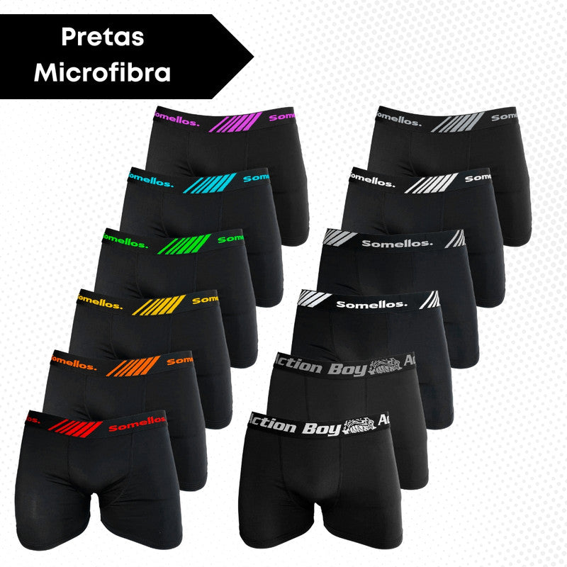 Kit 4 Cuecas Masculinas Boxer Original - Microfibra