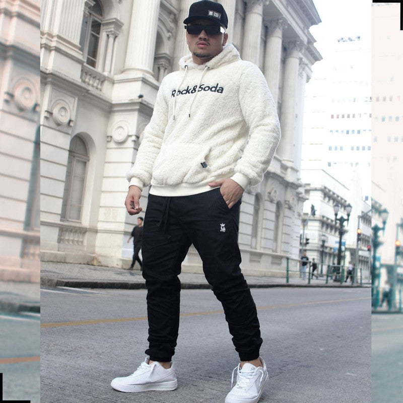 Calça Masculina PRETA Jogger Jeans Sarja VISIONARY