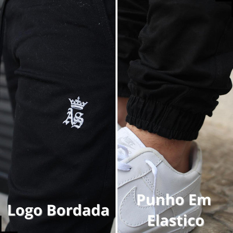 Calça Masculina CORES VARIADAS Jogger Jeans Sarja VISIONARY