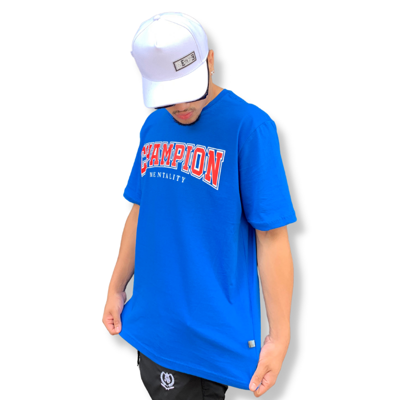 Camiseta Art Stillo Champion Mentality Azul