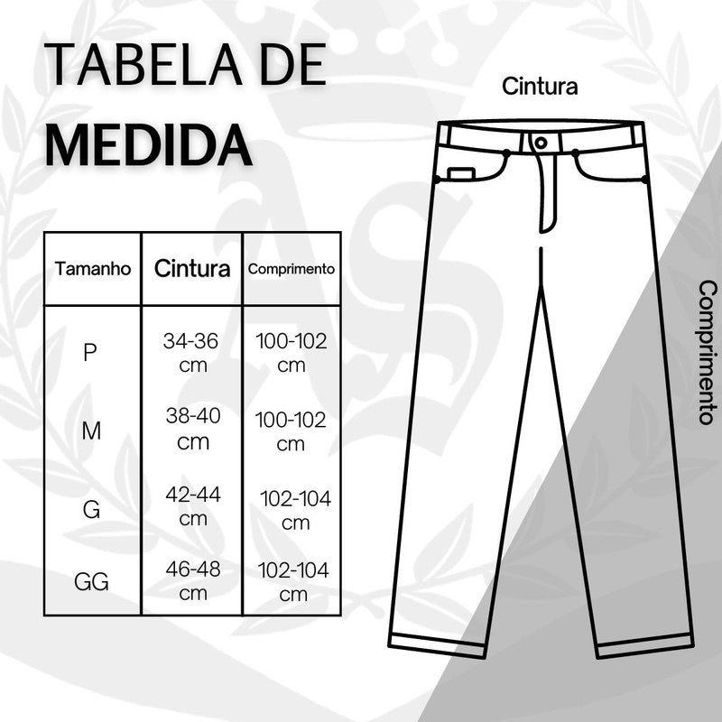 Calça Masculina PRETA Jogger Jeans Sarja VISIONARY