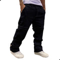 Calça Tradicional Reta Oversized PRETA Prince OF Football N10