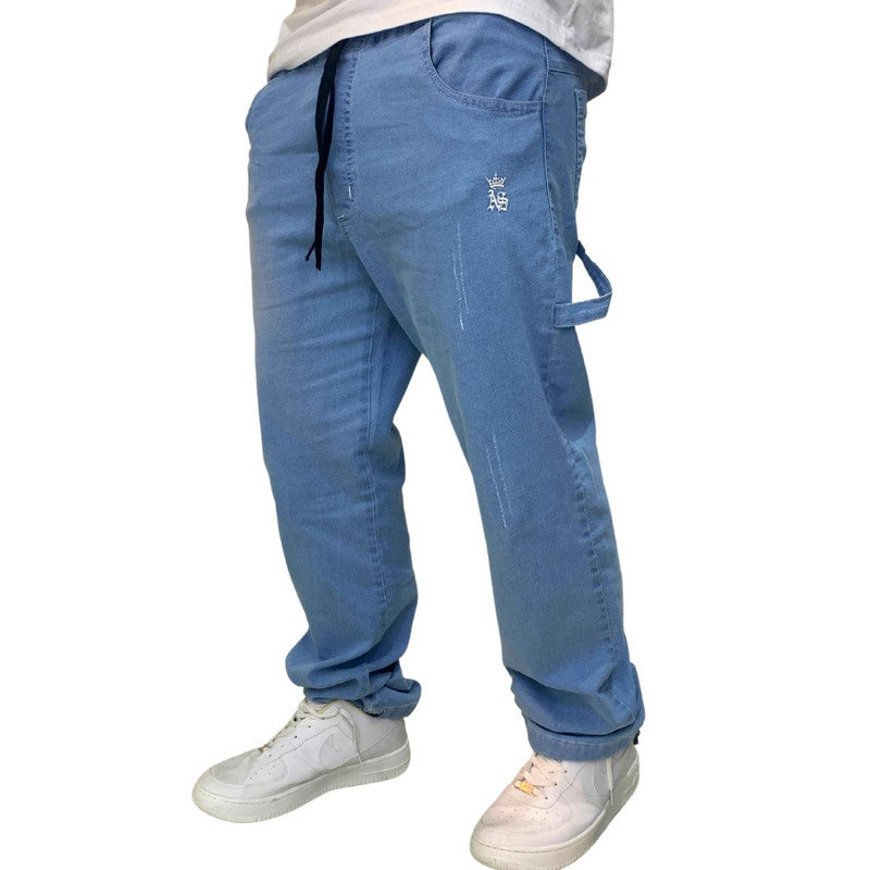 Calça Tradicional Reta Masculina AZUL CLARO UNSTOPPLABLE
