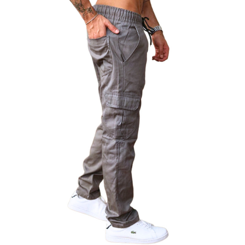 Calça Reta CINZA Masculina Sarja The LEBRON J.