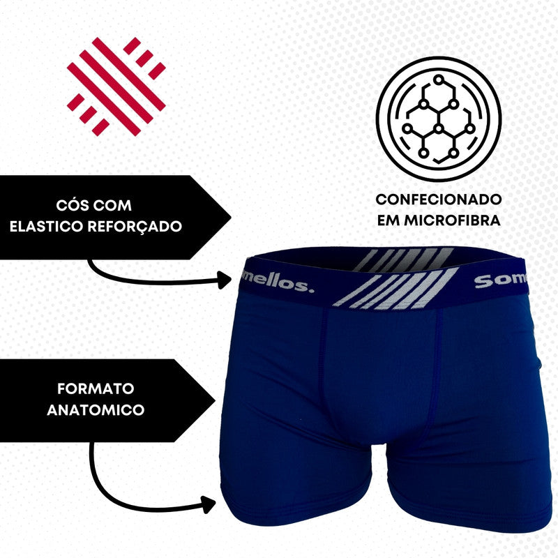 Kit 12 Cuecas Masculinas Boxer Original - Microfibra