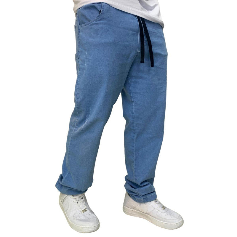 Calça Tradicional Reta Masculina AZUL CLARO UNSTOPPLABLE