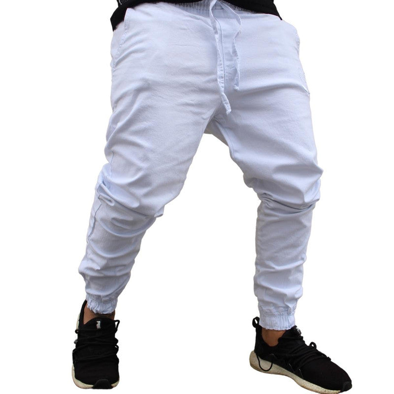 Calça Jogger Masculina BRANCA BIG LOGO BRANCA