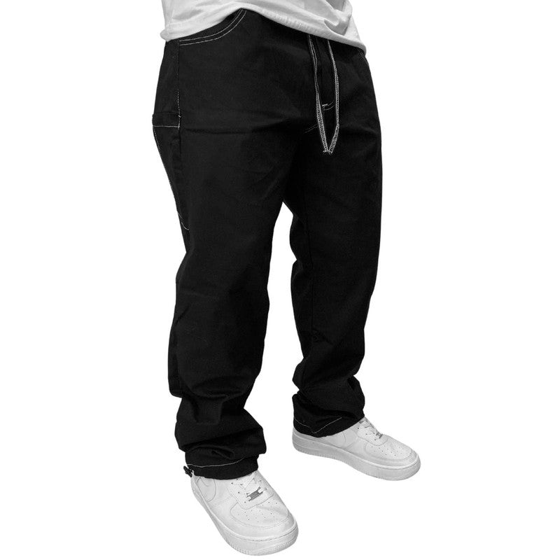 Calça Tradicional Reta Masculina PRETA UNSTOPPLABLE