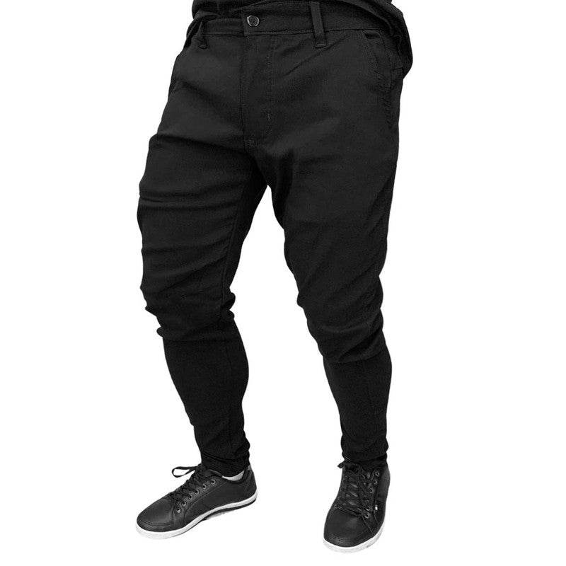 Calça Alfaiataria Esporte Fino Bolso Faca PRETA  Art Stillo LUXURY