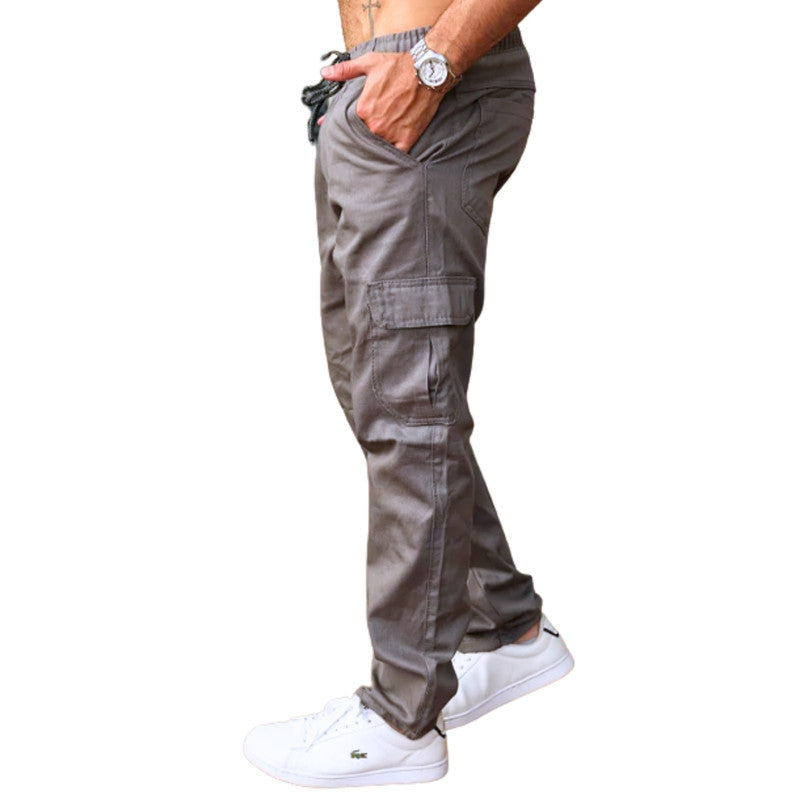 Calça Reta CINZA Masculina Sarja The LEBRON J.