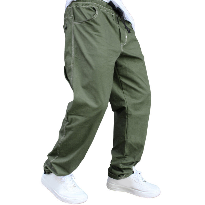 Calça Tradicional Reta Cargo VERDE Street Boss