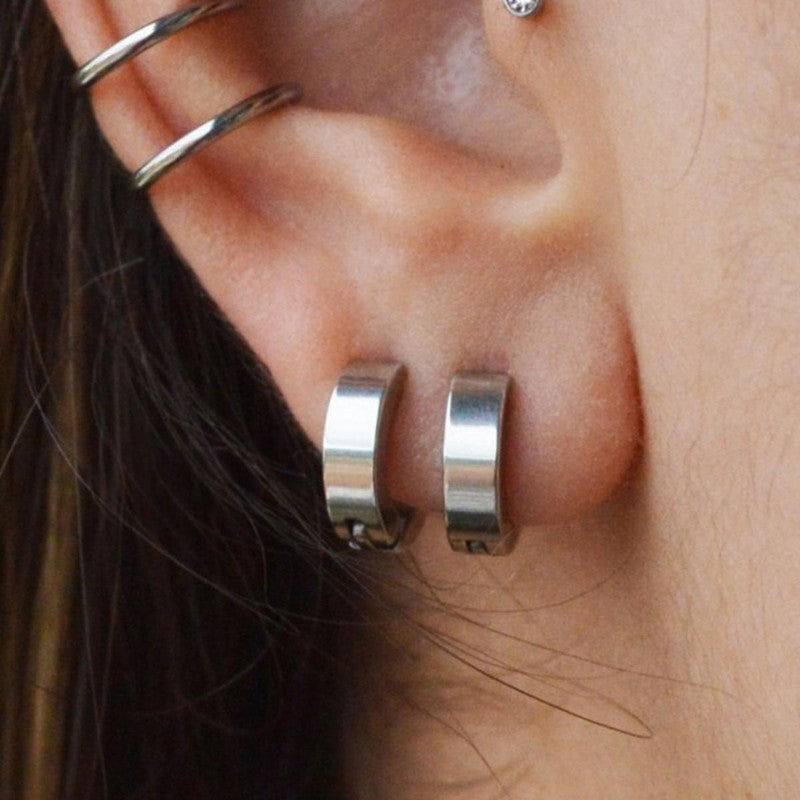 Brinco Aço 316L  Argola de Pressão 5 mm - EMR 002