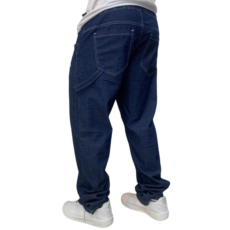 Calça Tradicional Reta Masculina AZUL ESCURO UNSTOPPLABLE
