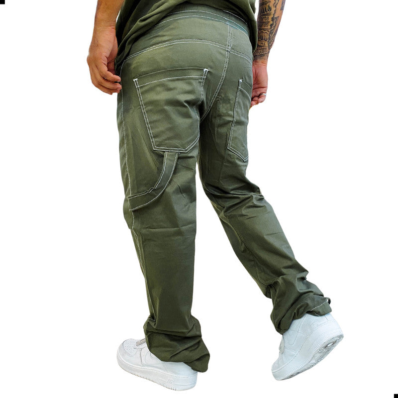 Calça Tradicional Reta Masculina VERDE UNSTOPPLABLE