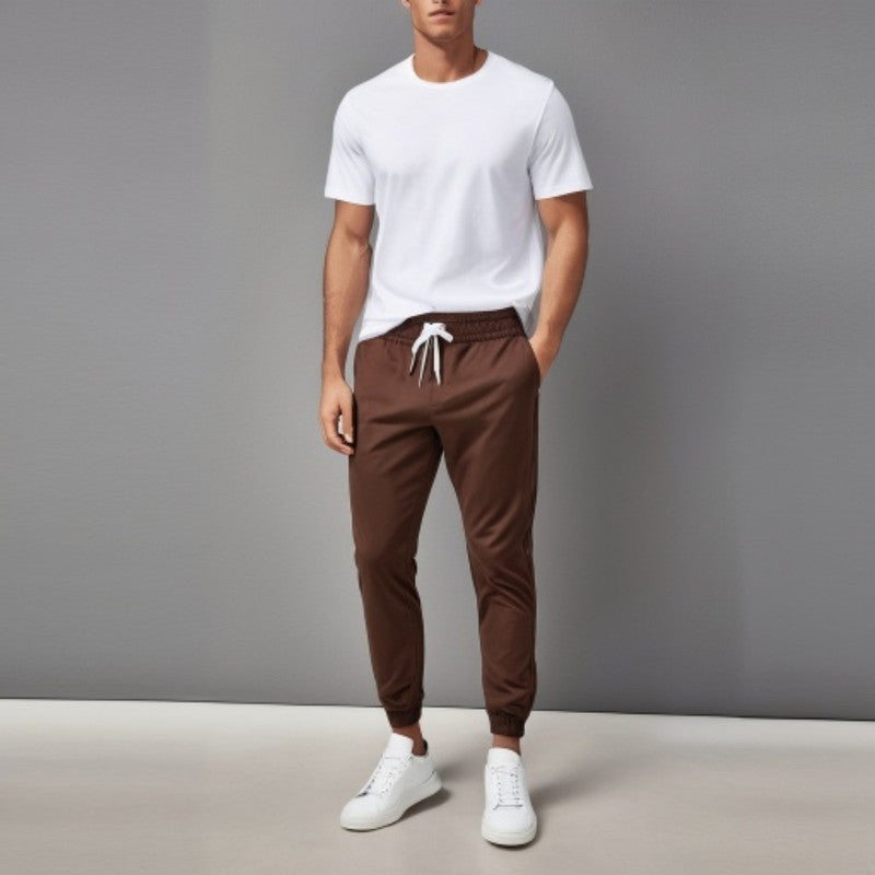 Calça Jogger MARROM Masculina Sarja The KOBE B.