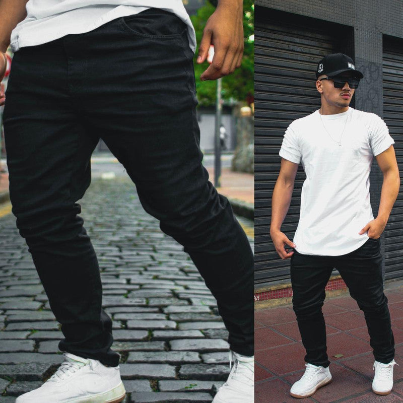 Calça Alfaiataria Esporte Fino Bolso Faca PRETA  Art Stillo LUXURY