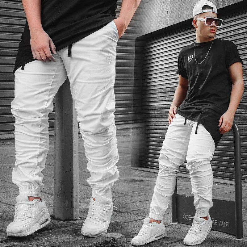 Calça Jogger Masculina BRANCA BIG LOGO BRANCA