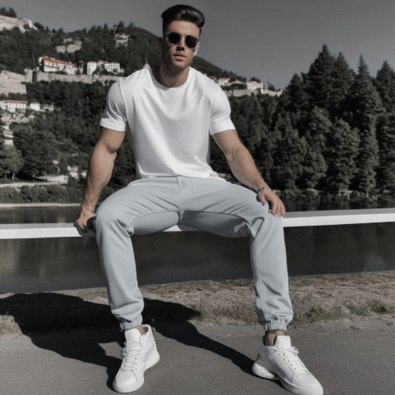 Calça Jogger CINZA Masculina Sarja The KOBE B