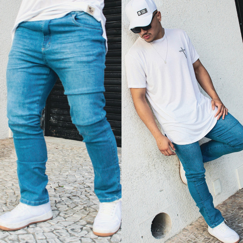 Calça skinny JEANS AZUL CLARO Art Stillo The Kill