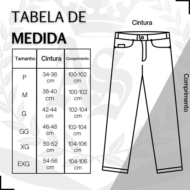 Calça Tradicional Reta Masculina BEGE UNSTOPPLABLE