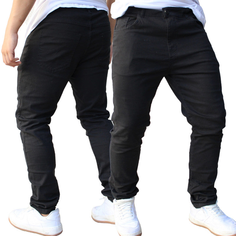 Calça skinny JEANS PRETA Art Stillo The Kill