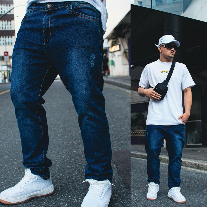 Calça skinny JEANS AZUL ESCURO Art Stillo The Kill