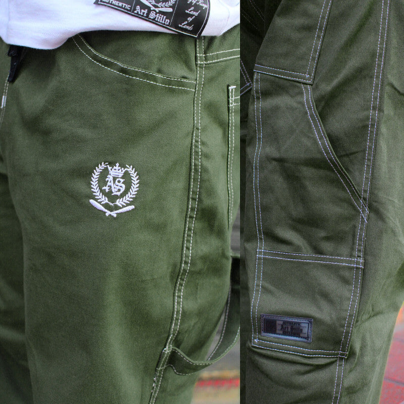Calça Tradicional Reta Cargo VERDE Street Boss