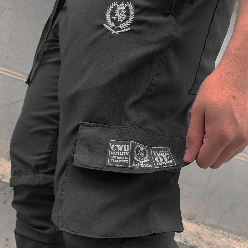 Calça Jogger Masculina PRETA Hawk Street