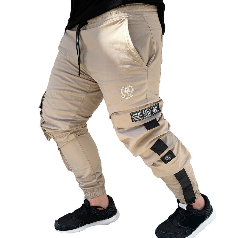 Calça Jogger Masculina BEGE FLOW TECHWEAR