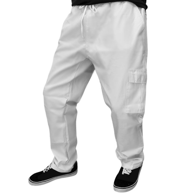 Calça Reta CARGO BRANCA Masculina Sarja The LEBRON J.