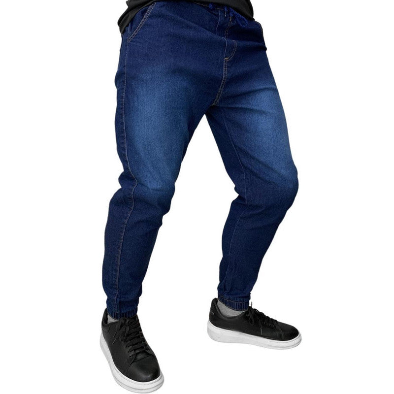 Calça Jogger JEANS ESCURO Masculina Sarja The KOBE B.