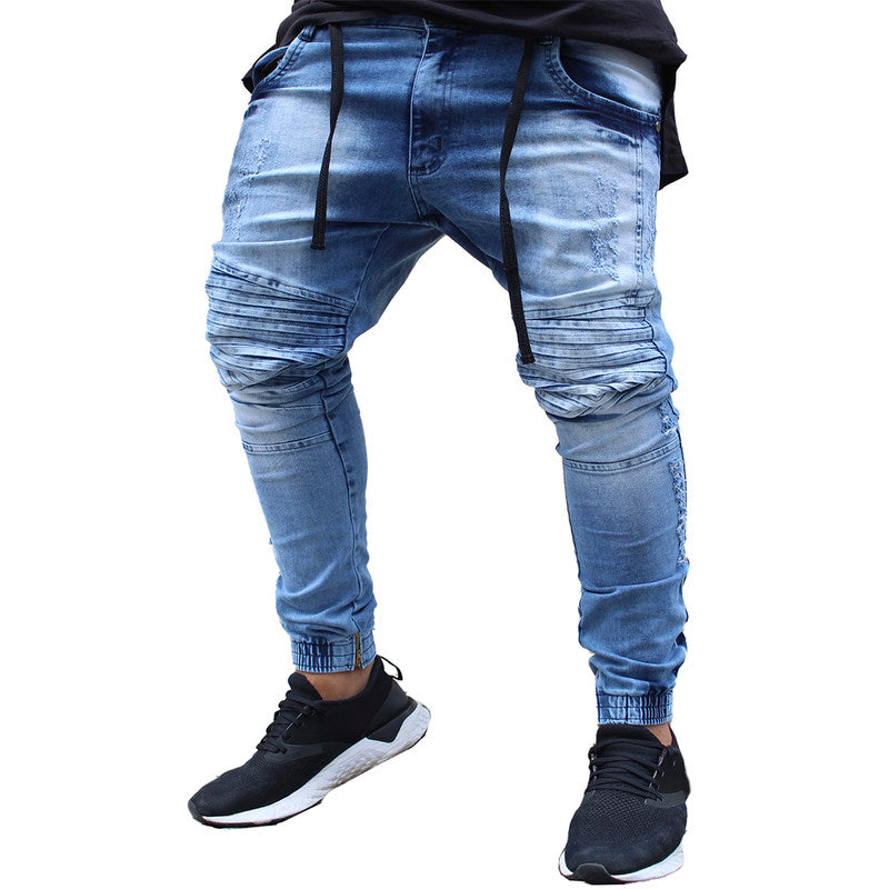 Calça Jogger Masculina JEANS AZUL (RIBANA)