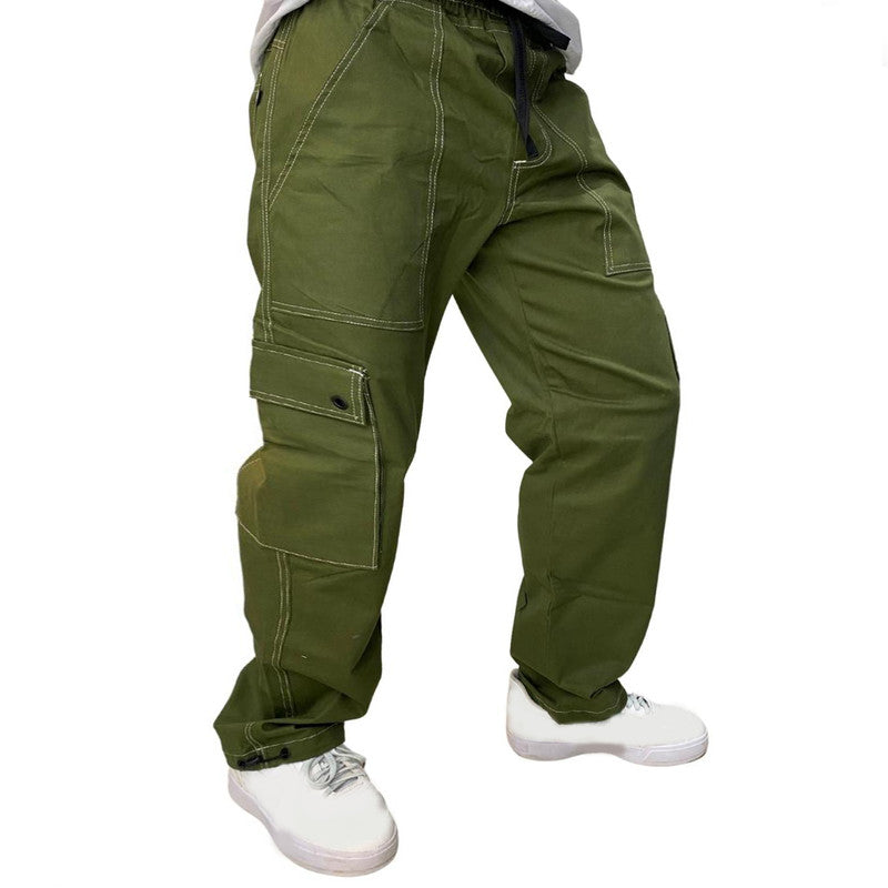 Calça Tradicional Reta Cargo VERDE Street Crew