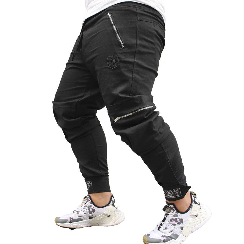Calça Jogger Masculina PRETA Cargo Streetwear