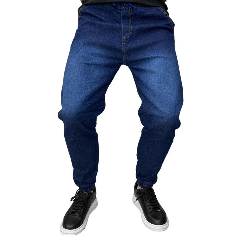 Calça Jogger JEANS ESCURO Masculina Sarja The KOBE B.