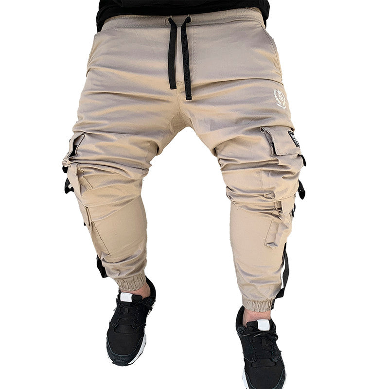 Calça Jogger Masculina BEGE FLOW TECHWEAR