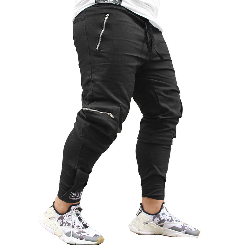 Calça Jogger Masculina PRETA Cargo Streetwear PLUS SIZE