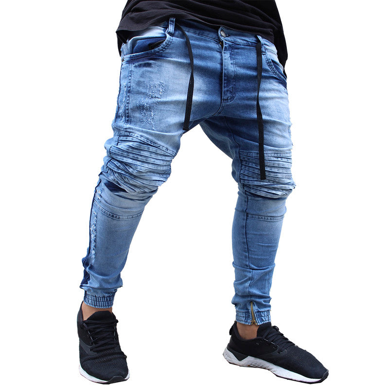 Calça Jogger Masculina JEANS AZUL (RIBANA)