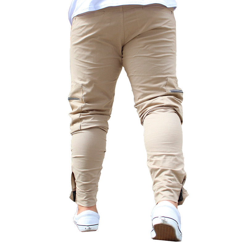 Calça Jogger Masculina BEGE Cargo Streetwear