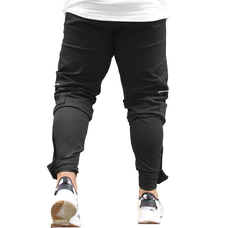 Calça Jogger Masculina PRETA Cargo Streetwear