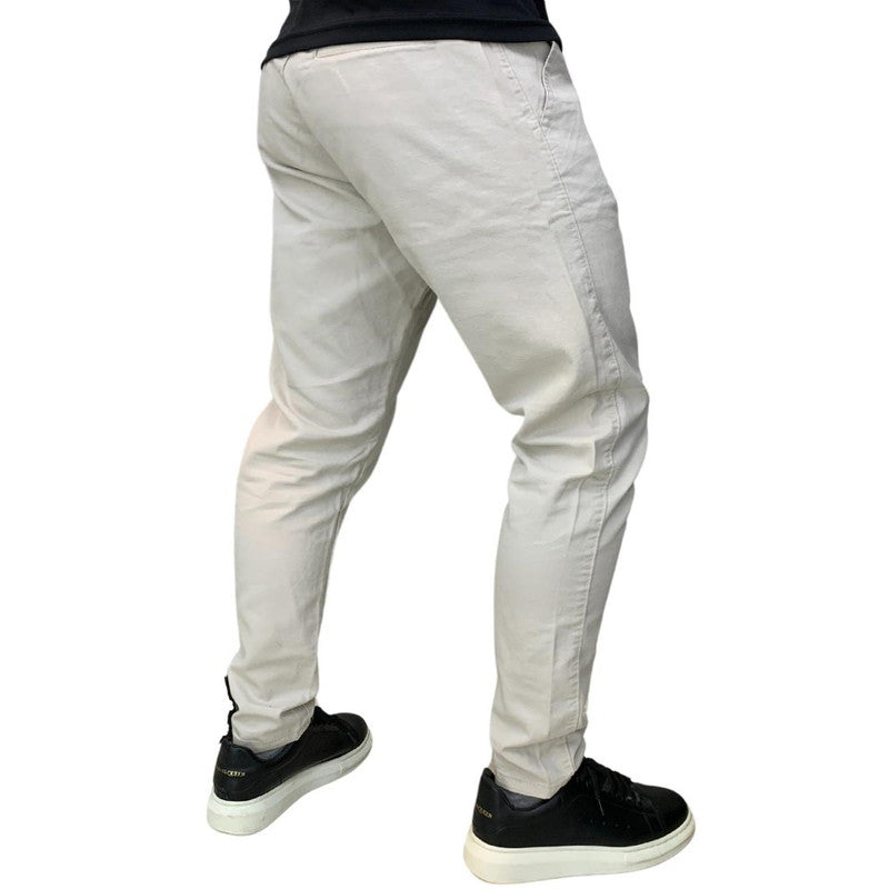 Calça Alfaiataria Esporte Fino Bolso Faca BEGE Art Stillo LUXURY