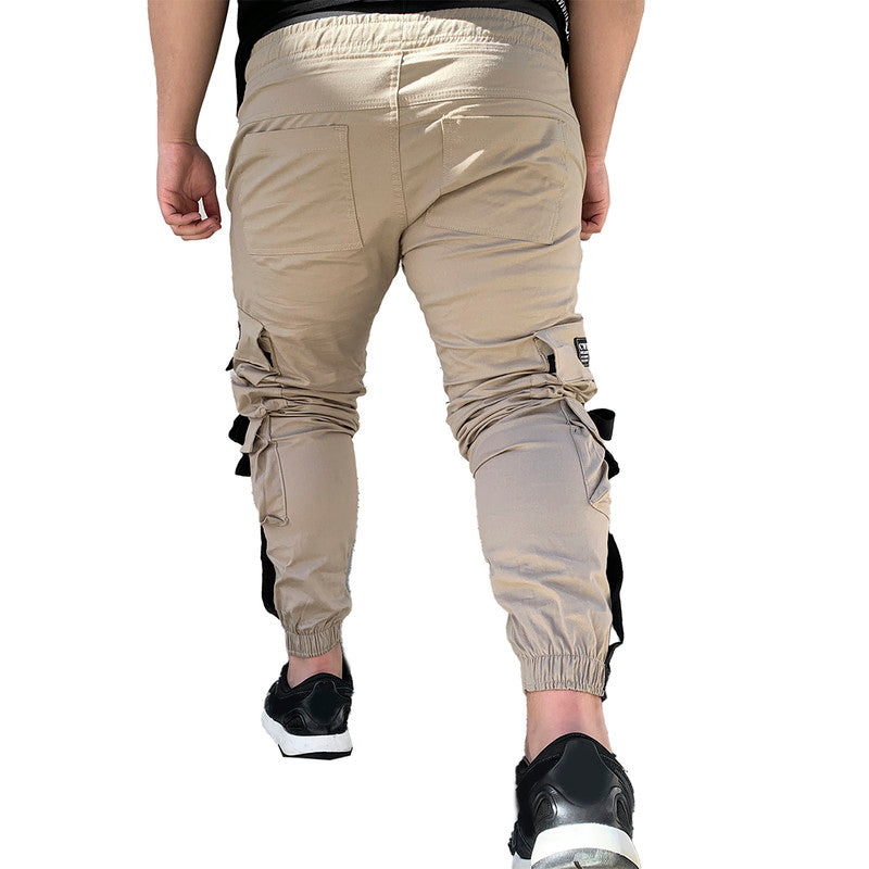 Calça Jogger Masculina BEGE FLOW TECHWEAR