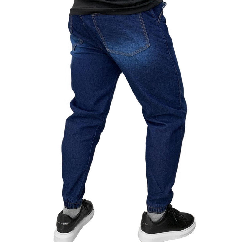 Calça Jogger JEANS ESCURO Masculina Sarja The KOBE B.