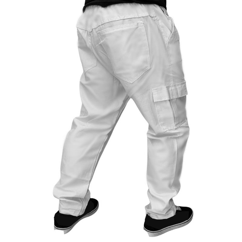 Calça Reta CARGO BRANCA Masculina Sarja The LEBRON J.
