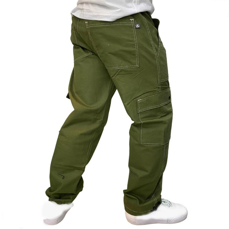 Calça Tradicional Reta Cargo VERDE Street Crew
